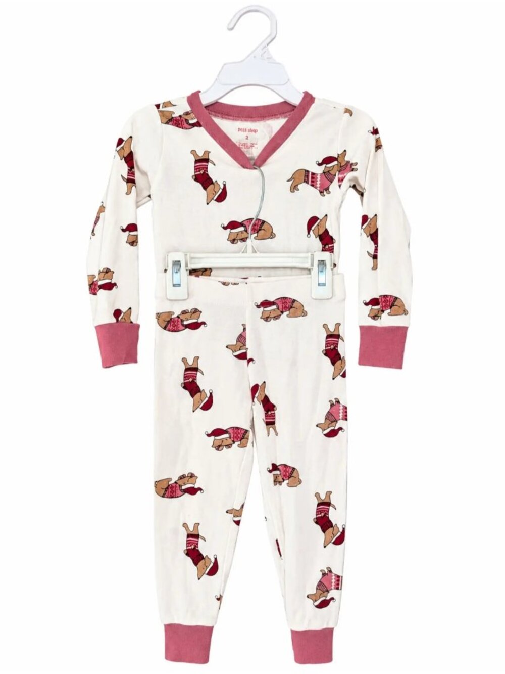 PL Baby Wiener Dog Pajamas 2T Kids Clothes